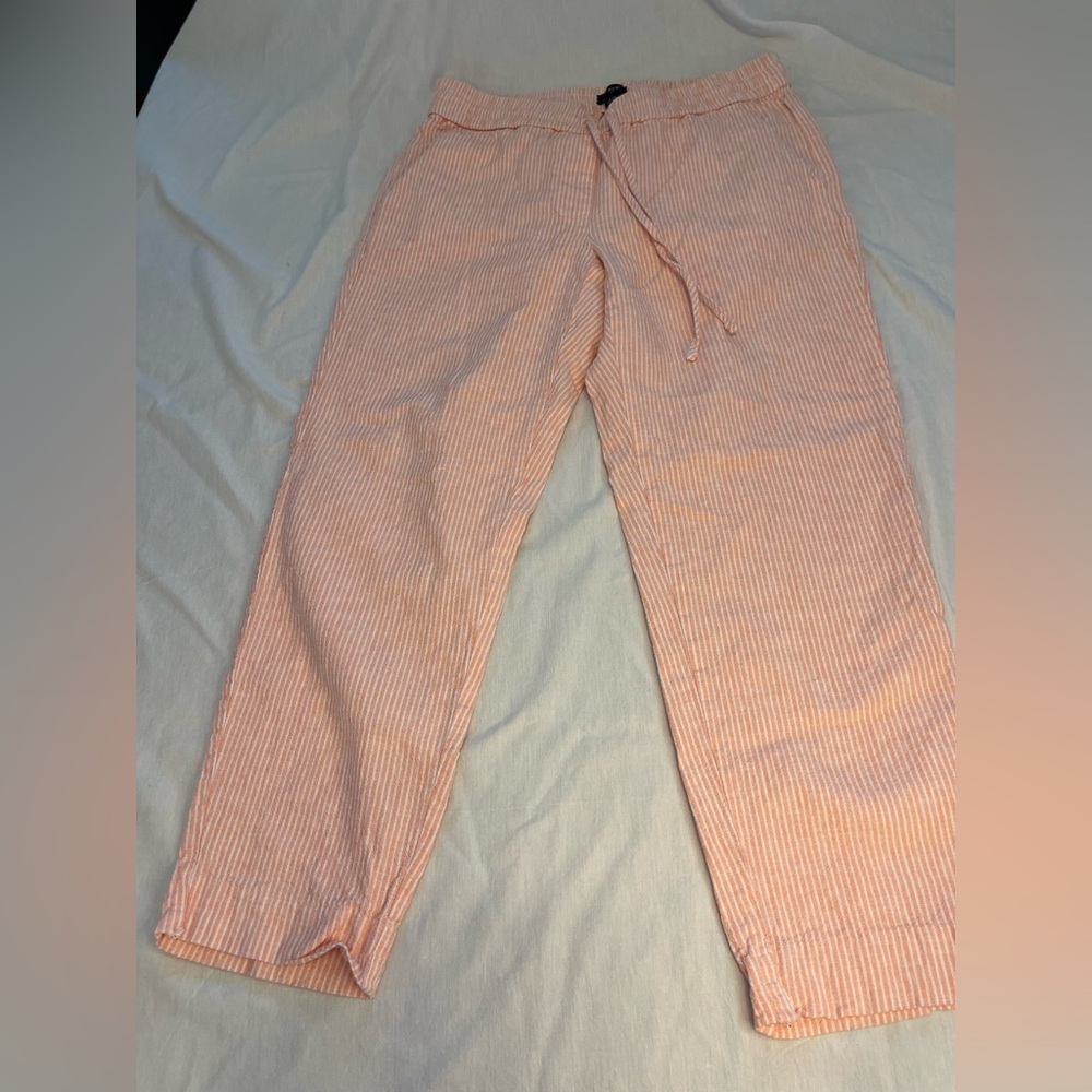 J Crew Women’s Striped Pink Lounge Pants size 10